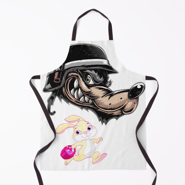 Item preview, aggressive wolf with sweet rabbit designed and sold by advicestechno.