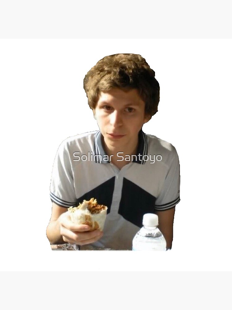 "michael cera eating a burrito meme" Poster for Sale by solisantoyo