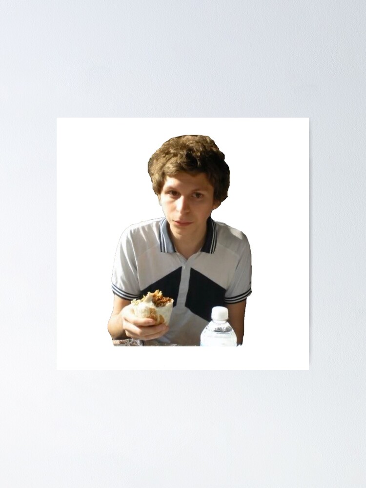 "michael cera eating a burrito meme" Poster for Sale by solisantoyo