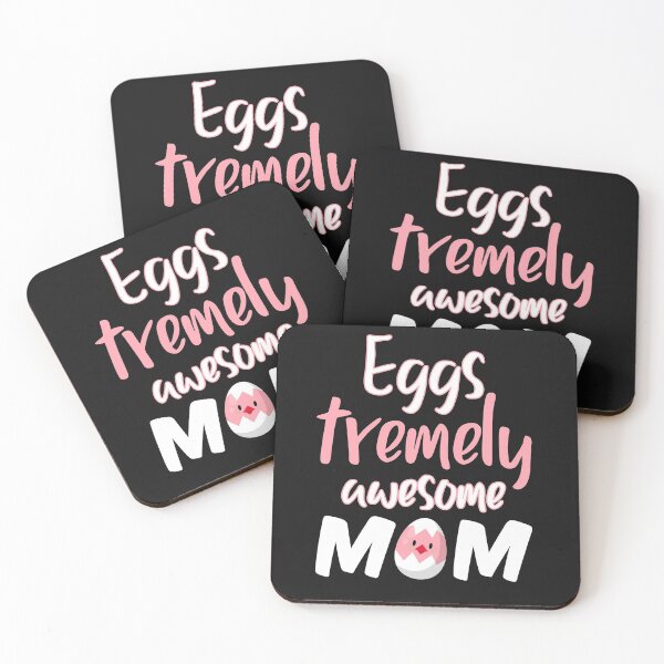 Item preview, Eggstremely Awesome Mom White And Pink designed and sold by curledup-cat.