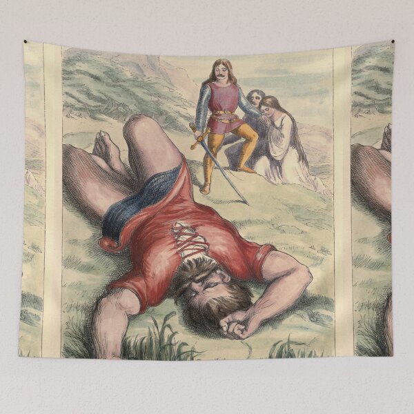 Item preview,  Jack the Giant killer vintage artwork illustration designed and sold by Vintage Designs +.
