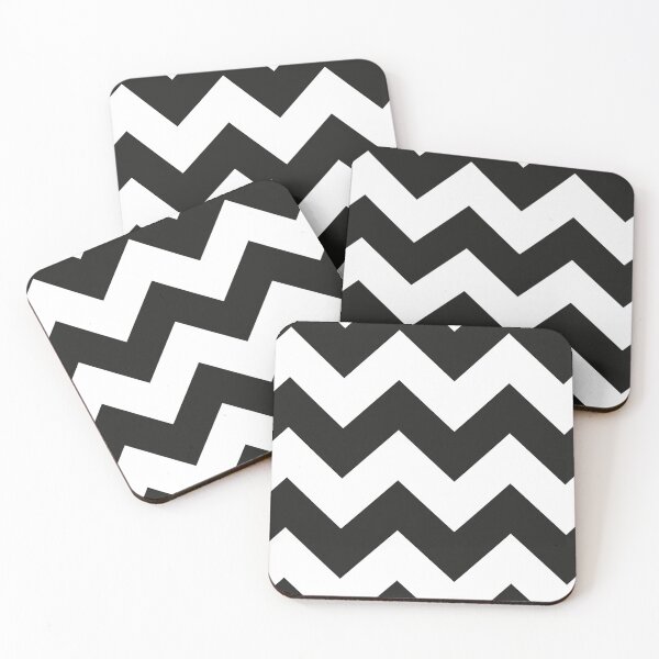 Item preview, Black and white chevron pattern designed and sold by nataly kadrova_art_home.