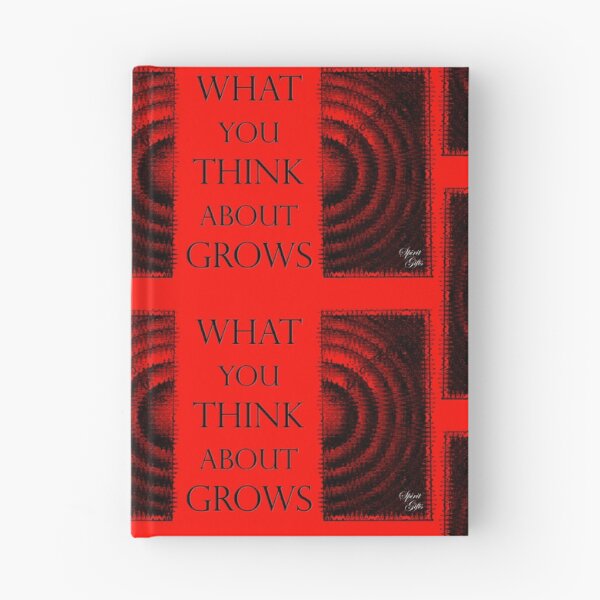 Item preview, What You Think About Grows, the Ripple Effect Bright Red Background designed and sold by SpiritGifts.