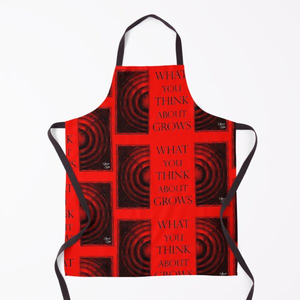 Item preview, What You Think About Grows, the Ripple Effect Bright Red Background designed and sold by SpiritGifts.