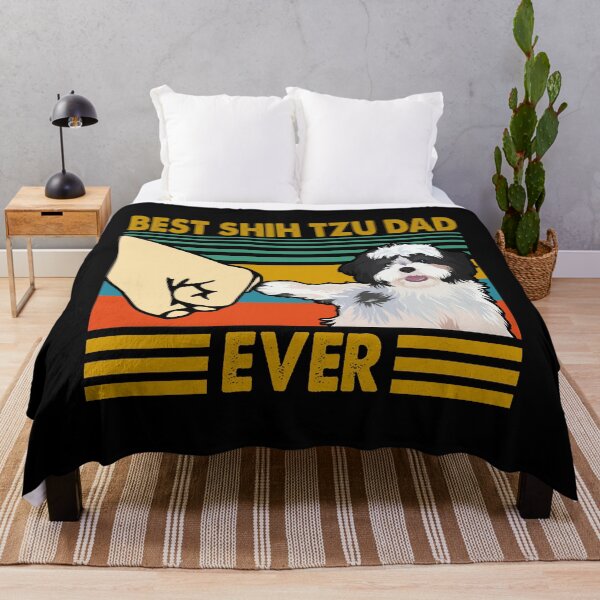 Aperçu de l'œuvre Meilleur père de Shih Tzu jamais propriétaire drôle de Shih Tzu créée et vendue par honeyandcotton.