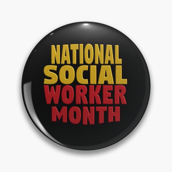 Item preview, HAPPY NATIONAL SOCIAL WORKER MONTH designed and sold by Ralek.