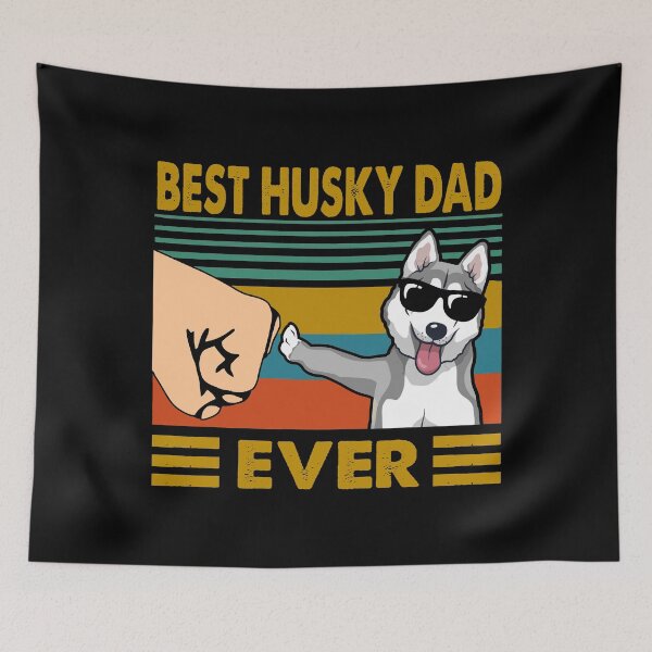 Item preview, Best Husky Dad Ever Dog Lover Owner designed and sold by honeyandcotton.
