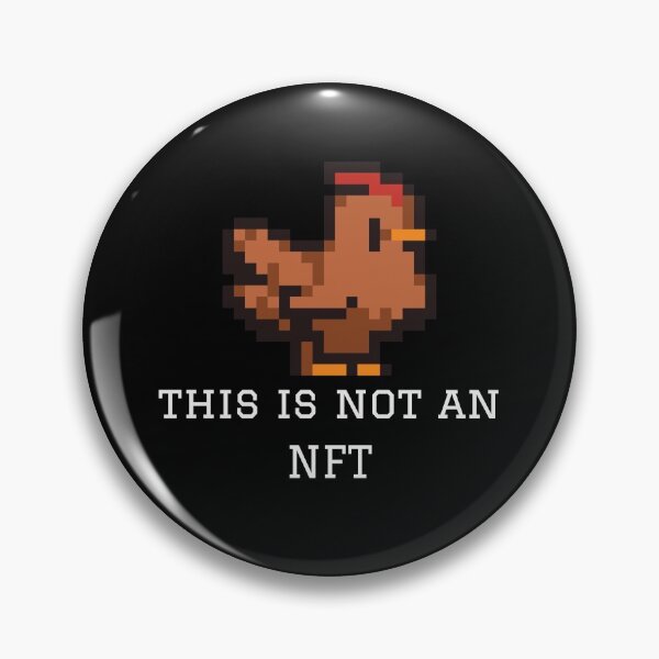 Item preview, This Is Not An NFT Funny Quote Cute Chicken Design designed and sold by Unworldly.