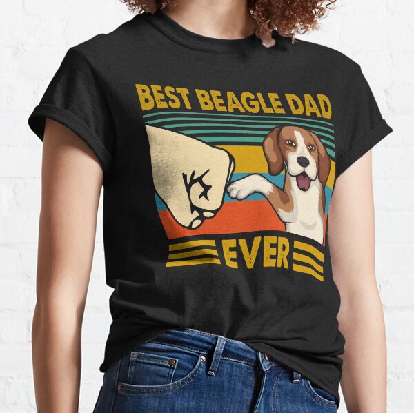 best beagle dad ever shirt