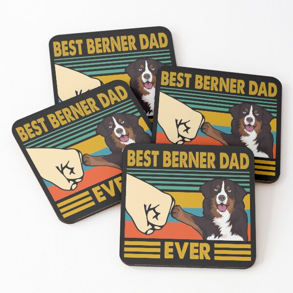 Item preview, Best Berner Dad Ever Funny Bernese Mountain Dog Owner designed and sold by honeyandcotton.