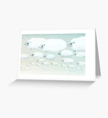 Cloudy Sheep Greeting Card