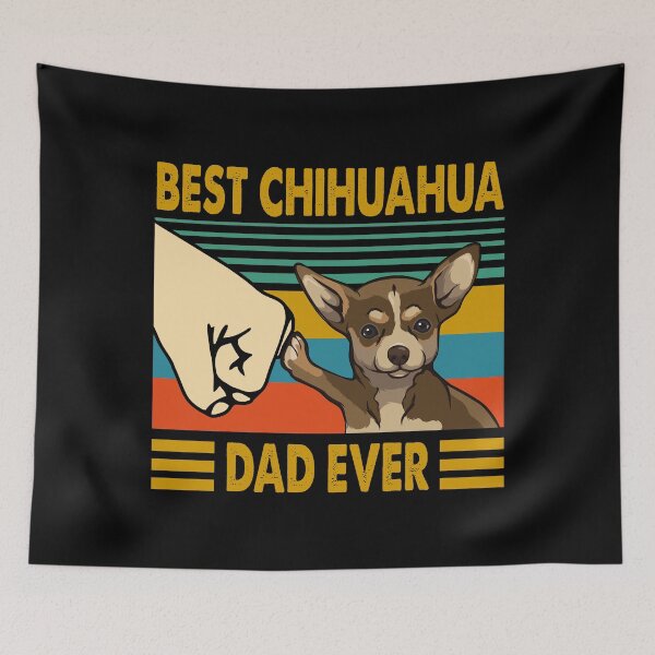 Item preview, Best Chihuahua Dad Ever Funny Chihuahua Owner designed and sold by honeyandcotton.