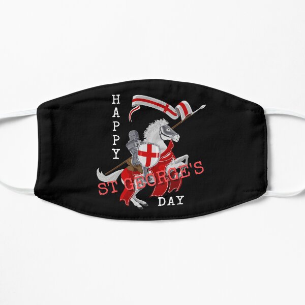 Happy St. George's Day Flat Mask