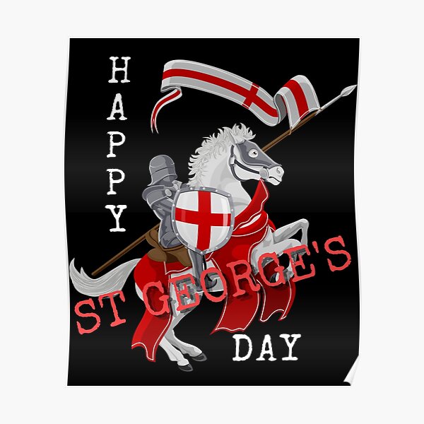 See more ideas about st george flag, st. Saint Georges Day Posters Redbubble