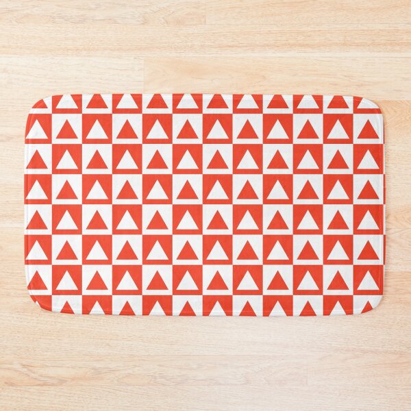 Item preview, Orange plain background and white art deco pattern designed and sold by Brontorino.