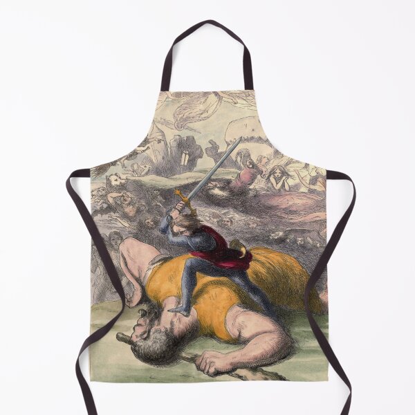 Item preview, Jack the Giant killer vintage artwork illustration designed and sold by Vintage Designs +.