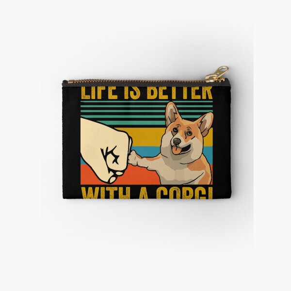 Artikelvorschau, Mit einem Corgi ist das Leben besser entworfen und verkauft von honeyandcotton.