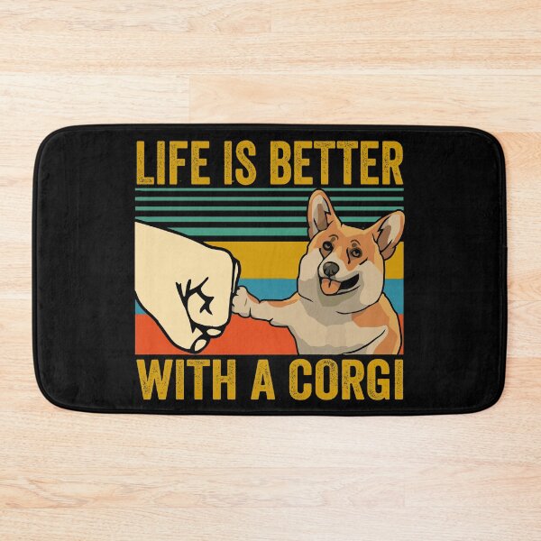 Item preview, Life is Better with a Corgi designed and sold by honeyandcotton.