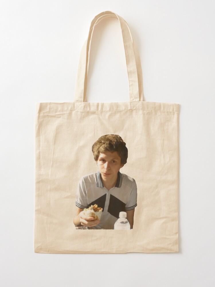 "michael cera eating a burrito meme" Tote Bag for Sale by solisantoyo