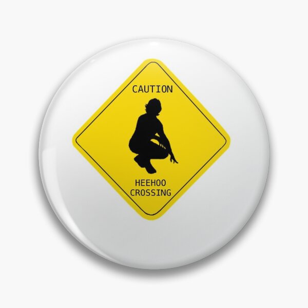 Item preview, Heehoo Crossing Sign Sticker designed and sold by tophliketough.