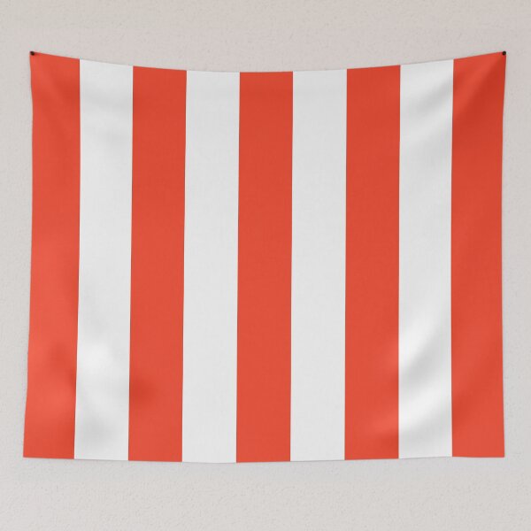 Item preview, Orange plain background and white art deco pattern designed and sold by Brontorino.
