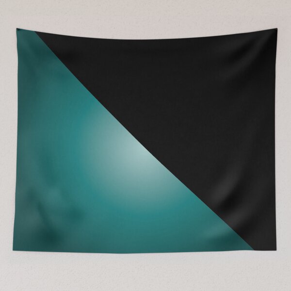 Item preview, Colorful Modern Black and Teal  triangle Pattern designed and sold by venella.