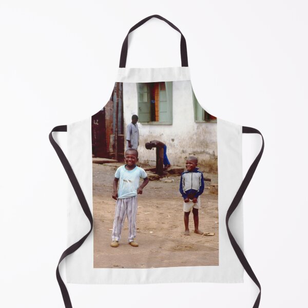 Item preview, You Wanna Take My Picture? Two African boys Grinning, Zanzibar designed and sold by JonDelorme.