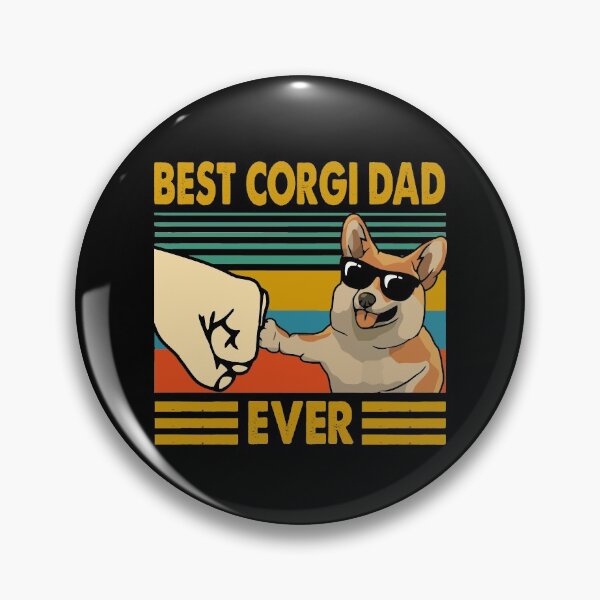 Item preview, Best Corgi Dad Ever Funny Corgi Owner designed and sold by honeyandcotton.