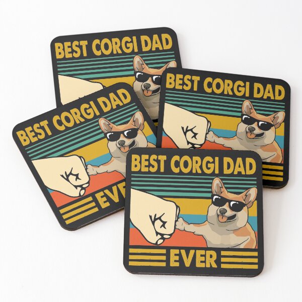 Item preview, Best Corgi Dad Ever Funny Corgi Owner designed and sold by honeyandcotton.