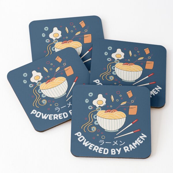 Item preview, Powered by Ramen Pattern Blue designed and sold by dreamofdenim.