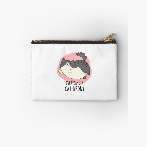 Item preview, Everyday's A Cat-urday Fat Kitty Funny Cat Puns  designed and sold by punnybone.
