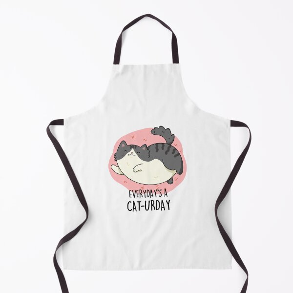 Item preview, Everyday's A Cat-urday Fat Kitty Funny Cat Puns designed and sold by punnybone.