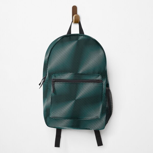 Item preview, Modern Black and Teal Gradient Stripes Patterns designed and sold by venella.
