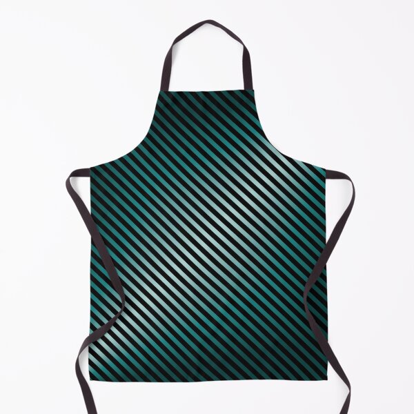 Item preview, Modern Black and Teal Gradient Stripes Patterns designed and sold by venella.