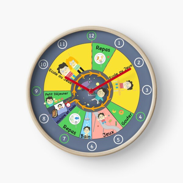 12H Pädagogische Kinderuhr Uhr