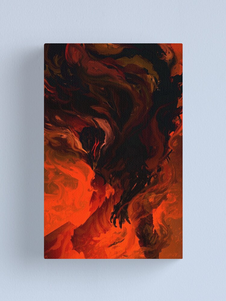 Alternate view of Inferno Canvas Print