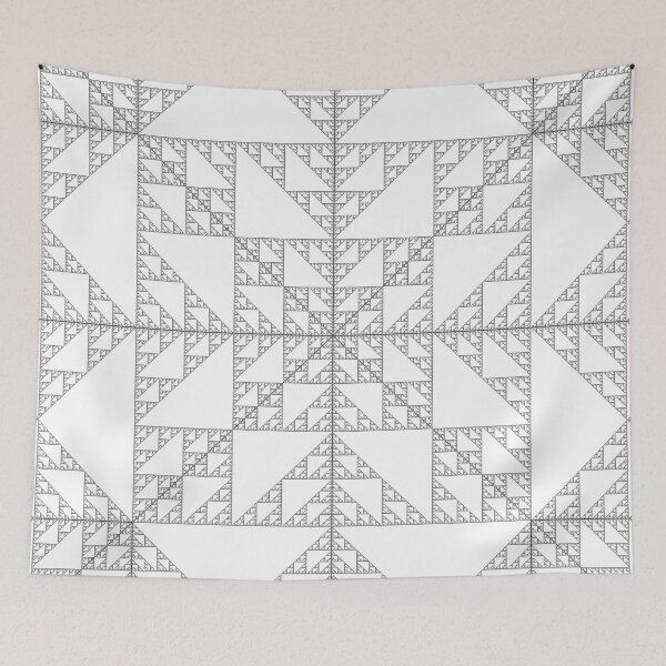 Item preview, Sierpinski Fractal Pattern designed and sold by Sybille-Yates.