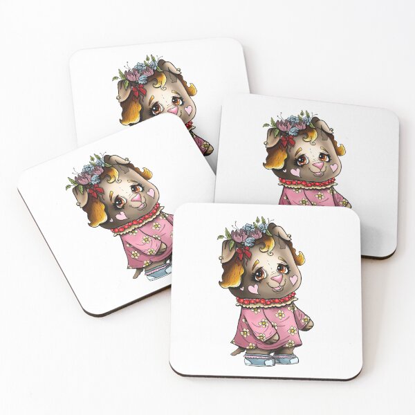 Item preview, Cartoon character, adorable girl puppy.  designed and sold by LaraCoolart.