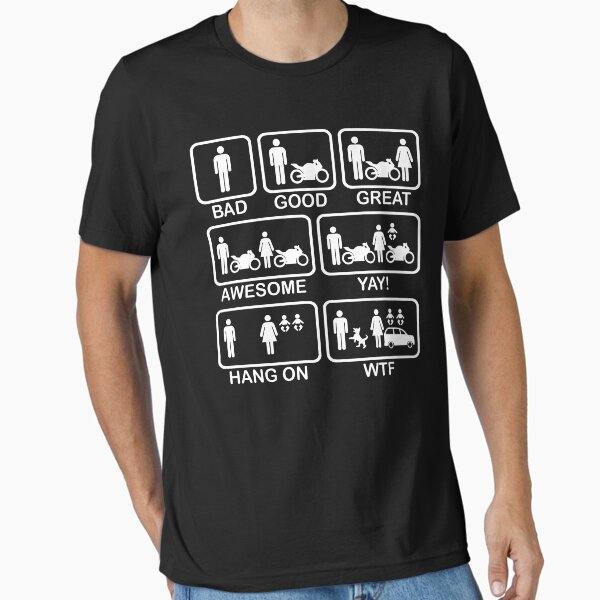 Item preview, Funny Motorbike T Shirt designed and sold by BeyondEvolved.