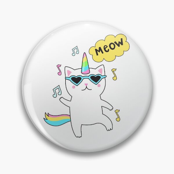 Item preview, cute cat danse and said meaow sticker gift designed and sold by shop43.