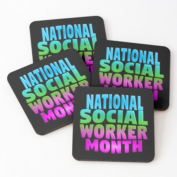 Item preview, HAPPY NATIONAL SOCIAL WORKER MONTH designed and sold by Ralek.