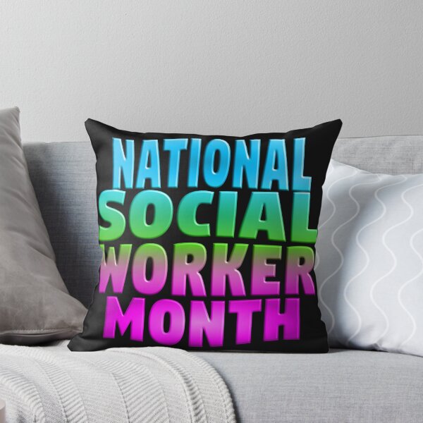 Item preview, HAPPY NATIONAL SOCIAL WORKER MONTH designed and sold by Ralek.