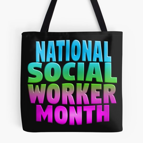 Item preview, HAPPY NATIONAL SOCIAL WORKER MONTH designed and sold by Ralek.