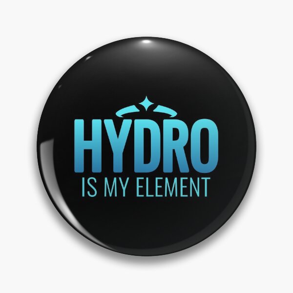 Item preview, Genshin Impact Hydro is my Element designed and sold by Go-Fun.