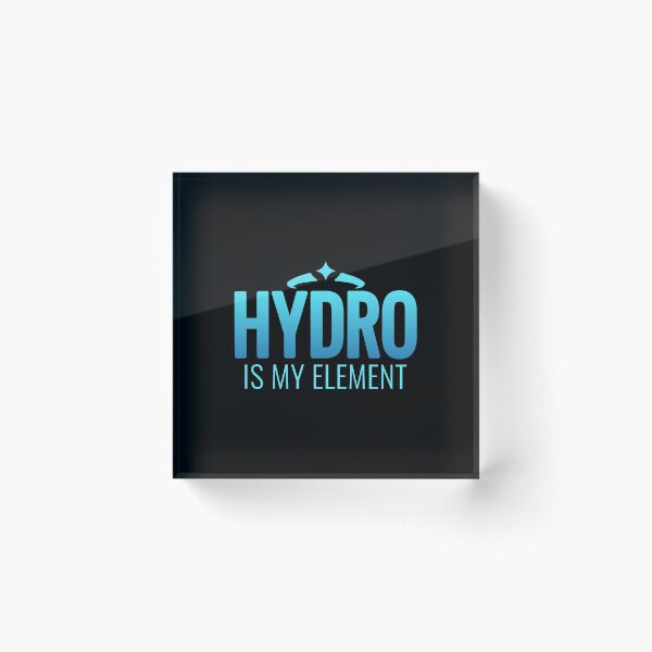 Item preview, Genshin Impact Hydro is my Element designed and sold by Go-Fun.