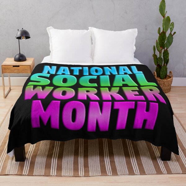 Item preview, HAPPY NATIONAL SOCIAL WORKER MONTH designed and sold by Ralek.