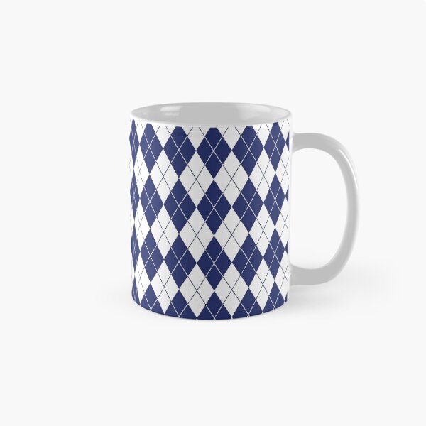 Item preview, Navy Blue and White Argyle  designed and sold by pugmom4.
