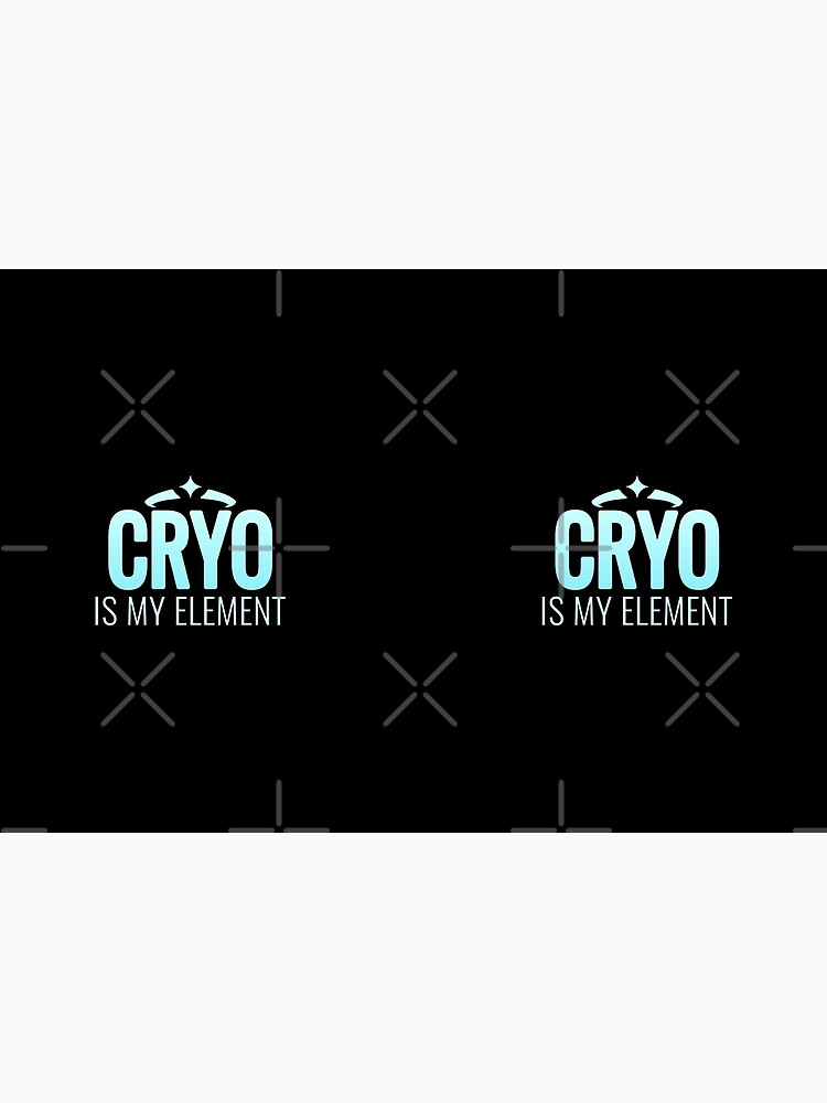 Genshin Impact Cryo Is My Element Hardcover Journal By Go Fun Redbubble 