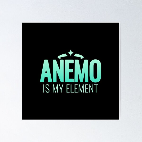 Item preview, Genshin Impact Anemo is my Element designed and sold by Go-Fun.