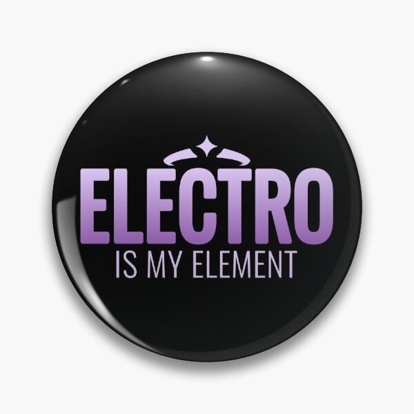 Item preview, Genshin Impact Electro is my Element designed and sold by Go-Fun.